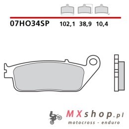 BREMBO 2026/05 KLOCKI HAMULCOWE KH196 SINTER SP (SPIEK METALICZNY) TYŁ (ECE R90)