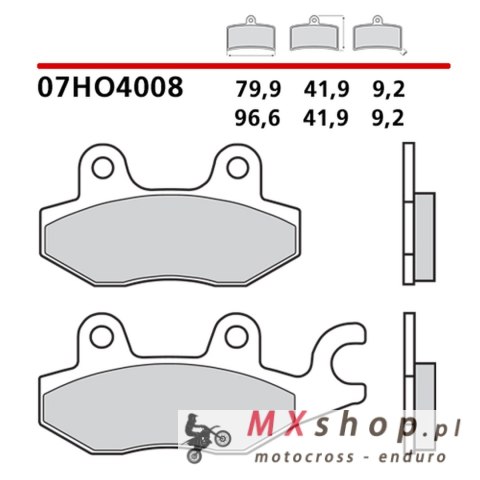 BREMBO 2026/05 KLOCKI HAMULCOWE KH197 GENUINE CARBON CERAMIC (PÓŁMETALICZNE MIESZANKA OEM) PRZÓD/TYŁ
