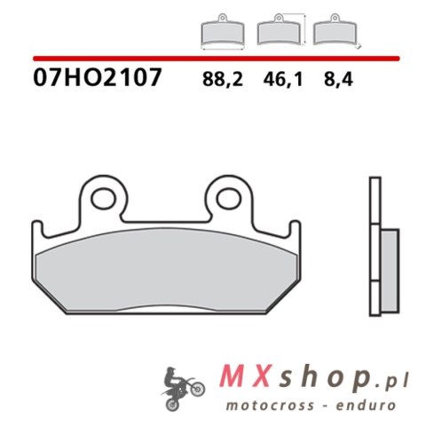 BREMBO 2026/05 KLOCKI HAMULCOWE KH203 GENUINE CARBON CERAMIC (PÓŁMETALICZNE MIESZANKA OEM) PRZÓD/TYŁ