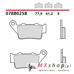 BREMBO 2026/05 KLOCKI HAMULCOWE KH208 GENUINE SINTER (SPIEK METALICZNY MIESZANKA OEM) PRZÓD/TYŁ