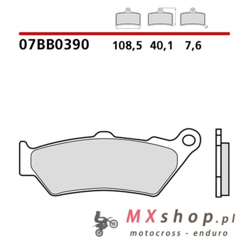 BREMBO 2026/05 KLOCKI HAMULCOWE KH209 GENUINE SINTER (SPIEK METALICZNY MIESZANKA OEM) PRZÓD/TYŁ