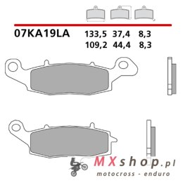 BREMBO 2026/05 KLOCKI HAMULCOWE KH229 SINTER LA (SPIEK METALICZNY) PRZÓD (ECE R90)
