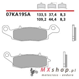 BREMBO 2026/05 KLOCKI HAMULCOWE KH229 SINTER SA (SPIEK METALICZNY) PRZÓD (ECE R90)