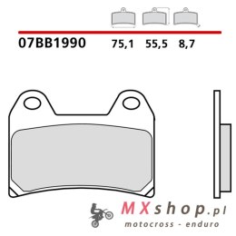 BREMBO 2026/05 KLOCKI HAMULCOWE KH244 GENUINE SINTER (SPIEK METALICZNY MIESZANKA OEM) PRZÓD/TYŁ