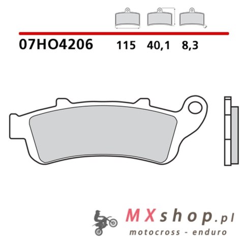 BREMBO 2026/05 KLOCKI HAMULCOWE KH261 / KH281 GENUINE CARBON CERAMIC (PÓŁMETALICZNE MIESZANKA OEM) PRZÓD/TYŁ