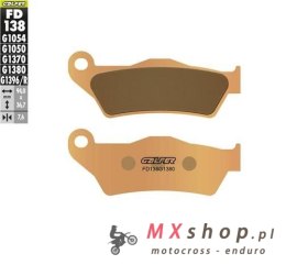 GALFER KLOCKI HAMULCOWE KH181 SPIEK METALICZNY (ZŁOTE) SCOOTER