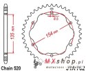 JT ZĘBATKA TYLNA ALUMINIOWA 4574 43 DUCATI 939 SUPER SPORT '17-'20, 950 SUPER SPORT '21-'23, 955 PANIGALE V2 / BAYLISS '20-'24 (