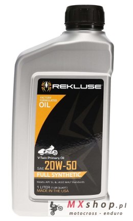 REKLUSE FACTORY OIL OLEJ 20W50 VTWIN 1L