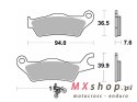 SBS KLOCKI HAMULCOWE KH715 STREET PERFORMANCE (EXCEL) SINTER KOLOR ZŁOTY PASUJE DO: SUZUKI GSX-S 125 18-25, GSXR 125 R 18-24, GS
