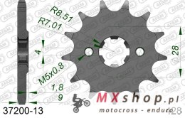 AFAM 2026/04 ZĘBATKA PRZEDNIA 2223 13 APRILIA 125 RS4 4 11-16 (JTF712.13) (ŁAŃC. 428)