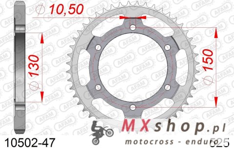 AFAM 2026/04 ZĘBATKA TYLNA 300 47 HONDA XL 600V TRANSALP '87-'99 (JTR300.47) (ŁAŃC. 525)