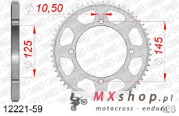 AFAM 2026/04 ZĘBATKA TYLNA 4482 59 YAMAHA XVS 125 DRAG STAR '00-04, XVS 250 DRAG STAR '01-04' (JTR1874.59) (ŁAŃC. 428)