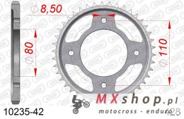 AFAM 2026/04 ZĘBATKA TYLNA 4597 42 HONDA CBF 125 '09-'14 (JTR1219.42) (ŁAŃC. 428)