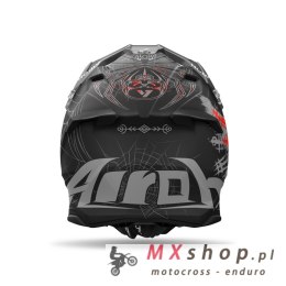 AIROH KASK CROSS / ENDURO / ATV / QUAD TWIST 3 ARCADE MATT KOLOR CZARNY/BIAŁY/SZARY MAT ROZMIAR M