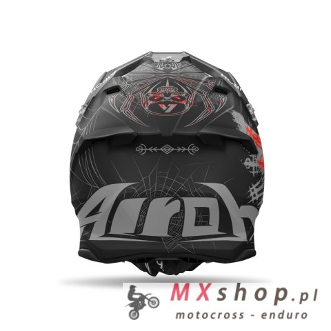 AIROH KASK CROSS / ENDURO / ATV / QUAD TWIST 3 ARCADE MATT KOLOR CZARNY/BIAŁY/SZARY MAT ROZMIAR M