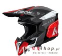 AIROH KASK CROSS / ENDURO / ATV / QUAD WRAAAP CONQUER KOLOR CZARNY/CZERWONY/BIAŁY ROZMIAR L