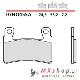 BREMBO 2026/05 KLOCKI HAMULCOWE KH265 / KH296 SINTER SA (SPIEK METALICZNY) PRZÓD (ECE R90)