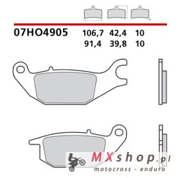 BREMBO 2026/05 KLOCKI HAMULCOWE KH343 GENUINE CARBON CERAMIC (PÓŁMETALICZNE MIESZANKA OEM) PRZÓD/TYŁ