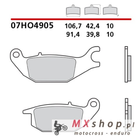 BREMBO 2026/05 KLOCKI HAMULCOWE KH343 GENUINE CARBON CERAMIC (PÓŁMETALICZNE MIESZANKA OEM) PRZÓD/TYŁ