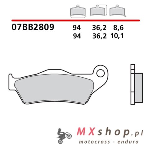 BREMBO 2026/05 KLOCKI HAMULCOWE KH363 GENUINE CARBON CERAMIC (PÓŁMETALICZNE MIESZANKA OEM) PRZÓD/TYŁ