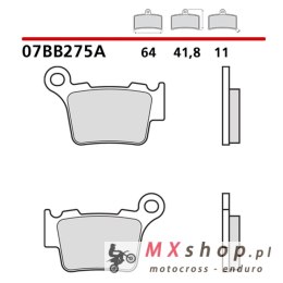 BREMBO 2026/05 KLOCKI HAMULCOWE KH368 GENUINE SINTER (SPIEK METALICZNY MIESZANKA OEM)