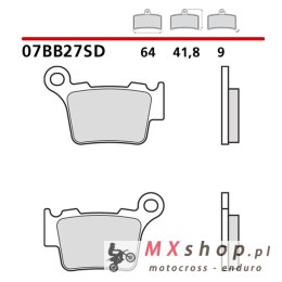 BREMBO 2026/05 KLOCKI HAMULCOWE KH368 OFF ROAD SINTER SD (SPIEK METALICZNY) PRZÓD/TYŁ (ECE R90)