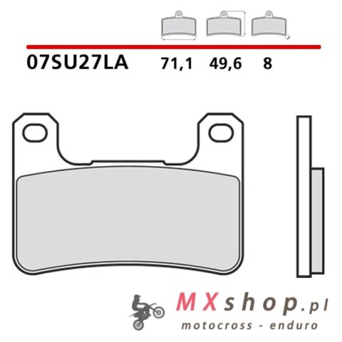 BREMBO 2026/05 KLOCKI HAMULCOWE KH379 SINTER LA (SPIEK METALICZNY) PRZÓD (ECE R90)