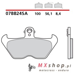 BREMBO 2026/05 KLOCKI HAMULCOWE KH407 SINTER SA (SPIEK METALICZNY) PRZÓD (ECE R90)