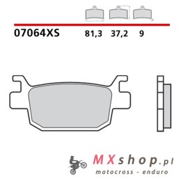 BREMBO 2026/05 KLOCKI HAMULCOWE KH415 SCOOTER SINTER XS (SPIEK METALICZNY) PRZÓD/TYŁ (ECE R90)