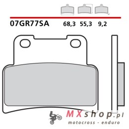BREMBO 2026/05 KLOCKI HAMULCOWE KH432 SINTER SA (SPIEK METALICZNY) PRZÓD (ECE R90)