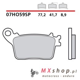 BREMBO 2026/05 KLOCKI HAMULCOWE KH436 SINTER SP (SPIEK METALICZNY) TYŁ (ECE R90)