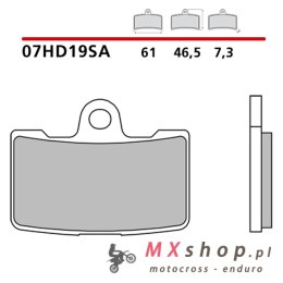 BREMBO 2026/05 KLOCKI HAMULCOWE KH454 SINTER SA (SPIEK METALICZNY) PRZÓD (ECE R90)