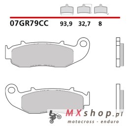 BREMBO 2026/05 KLOCKI HAMULCOWE KH664 CARBON CERAMIC CC (PÓŁMETALICZNE) PRZÓD/TYŁ (ECE R90)