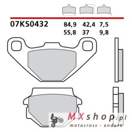 BREMBO 2026/05 KLOCKI HAMULCOWE KH67 GENUINE CARBON CERAMIC (PÓŁMETALICZNE MIESZANKA OEM) PRZÓD/TYŁ