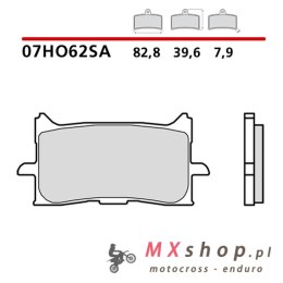 BREMBO 2026/05 KLOCKI HAMULCOWE KH679 SINTER SA (SPIEK METALICZNY) PRZÓD (ECE R90)