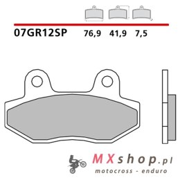 BREMBO 2026/05 KLOCKI HAMULCOWE KH86 SINTER SP (SPIEK METALICZNY) TYŁ (ECE R90)