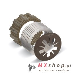 HINSON ZESTAW TARCZE SPRZĘGŁOWE Z PRZEKŁADKAMI I SPRĘŻYNĄ KAWASAKI KX 450 '21-'26; KX 450SR '22-'26; KX 450X '21-'26