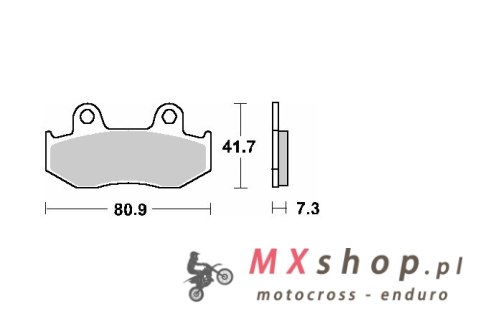 SCHUH WYPRZEDAŻ KLOCKI HAMULCOWE KH92 HONDA CH 250 SPACY/FREEWAY '88-'93, NES 125/150 '01-'06, NH 100 LEAD '00-'08, SUZUKI AN 25