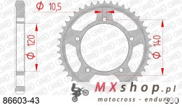 AFAM 2026/04 ZĘBATKA TYLNA 4409 43 SUZUKI GSF 1250 '06-'16, GSXR 1000/1300 (JTR1800.43) (ŁAŃC. 530)