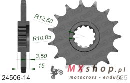 AFAM 2026/06 ZĘBATKA PRZEDNIA 2082 15 KAWASAKI ZX-6R (ZX6R) / ZX 600 NINJA '95-'97, ZRX 400 '94-'97 (ŁAŃC. 525) (JTF1515.15)