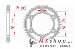 AFAM 2026/06 ZĘBATKA TYLNA 869 43 YAMAHA TDM 850 99-01 (4TX) (ŁAŃC. 525) (JTR867.43)