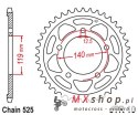 JT ZĘBATKA TYLNA 4671 46 BMW M 1000 RR '21-'26, S 1000 RR '24-'26 (467146JT) (ŁAŃC. 525) - ZAMÓWIĆ