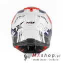 NOX KASK OFF ROAD / CROSS N634 STORM KOLOR BIAŁY/NIEBIESKI/CZERWONY ROZMIAR S