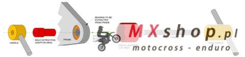RAPID WYPRZEDAŻ RACER PRODUCT RRP BEARING PRESS AND EXTRATION TOOL PRZYRZĄD (PRASKA) DO WCISKANIA I WYCISKANIA ŁOŻYSK MASZYNOWYC