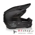 6D HELMETS KASK CROSS/ENDURO MODEL ATR-3 SOLID GLOSS BLACK FIM (FRHPhe-02) KOLOR CZARNY/SZARY ROZMIAR L