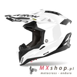 AIROH KASK CROSS / ENDURO / ATV / QUAD AVIATOR 3 FIM (FRHPhe-02) KOLOR BIAŁY POŁYSK ROZMIAR S