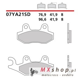 BREMBO 2026/06 KLOCKI HAMULCOWE KH135 OFF ROAD SINTER SD (SPIEK METALICZNY) (ECE R90)