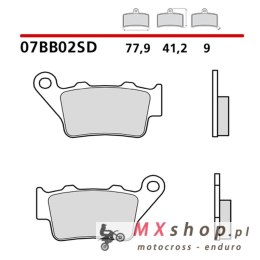 BREMBO 2026/06 KLOCKI HAMULCOWE KH208 OFF ROAD SINTER SD (SPIEK METALICZNY) (ECE R90)