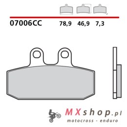 BREMBO 2026/06 KLOCKI HAMULCOWE KH256 / KH113 ROAD / SCOOTER CARBON CERAMIC CC (PÓŁMETALICZNE) (ECE R90)