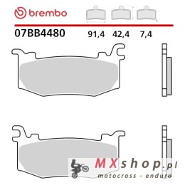 BREMBO 2026/06 KLOCKI HAMULCOWE ROAD / OFF ROAD GENUINE SINTER (SPIEK METALICZNY MIESZANKA OEM) APRILIA RSV4 / FACTORY '25, DUCA
